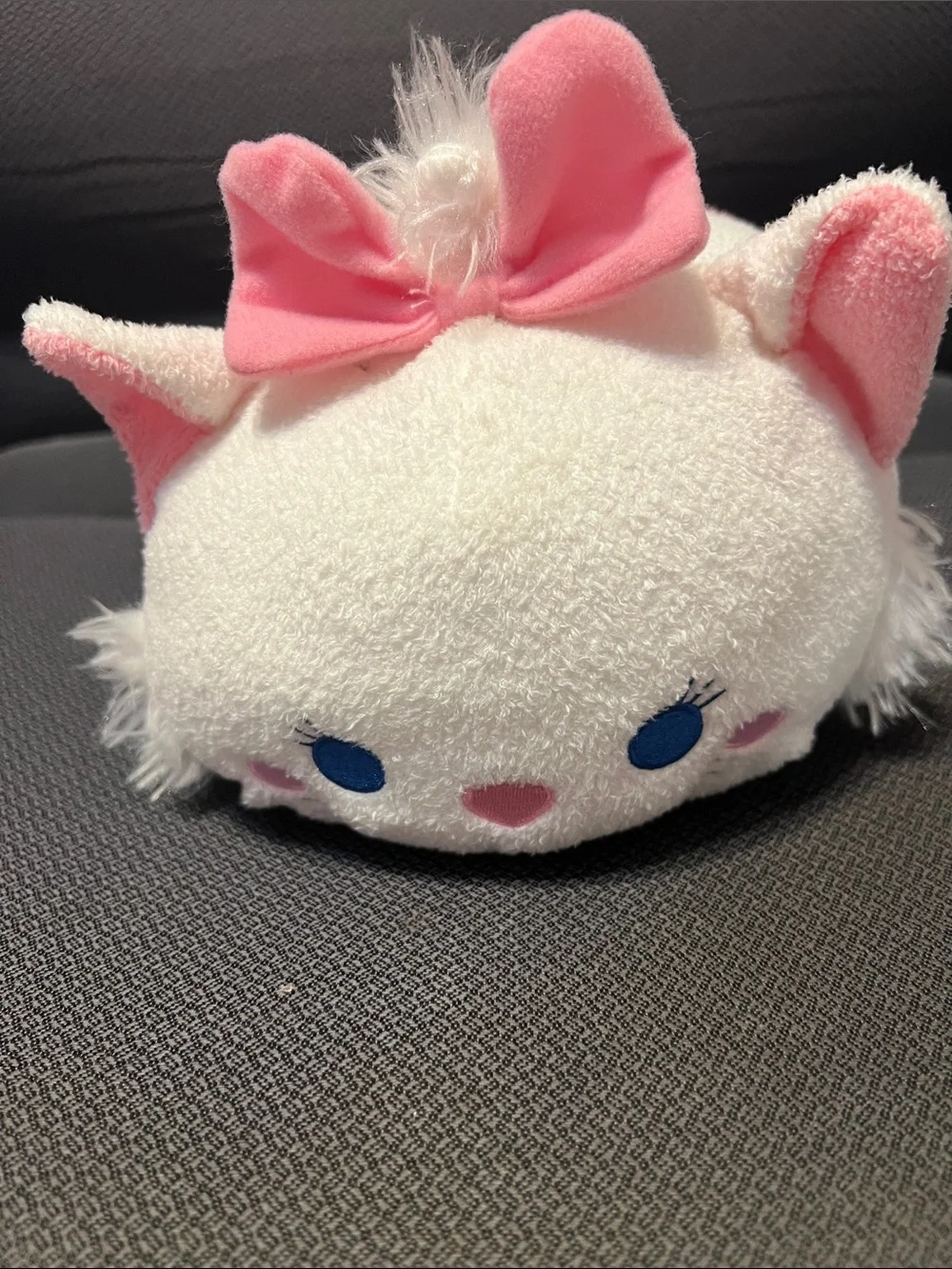 Disney White and Pink Cat Plush
